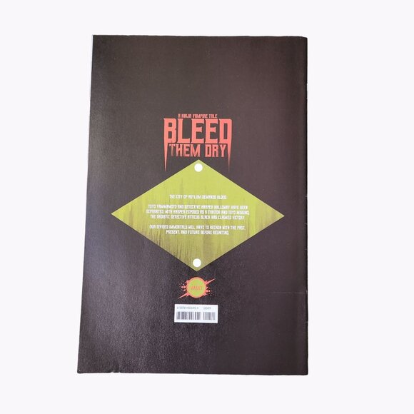 Vault Comics Bleed Them Dry #4 Comic Book Collector Bagged Boarded - Picture 2 of 2